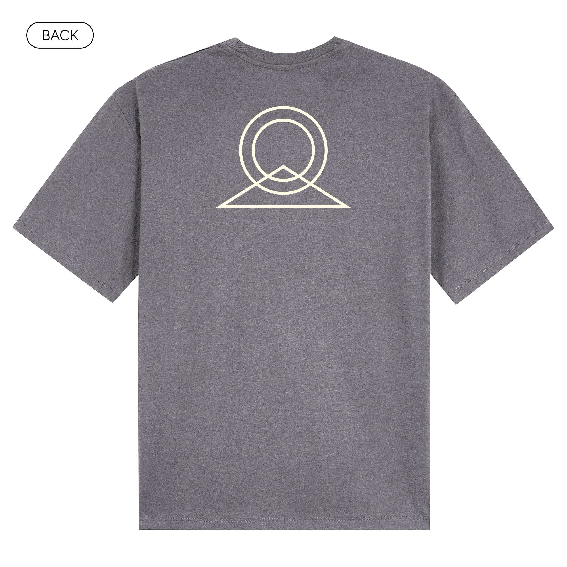 ClimbHigh_BasicOversizedTee_Back_Ash Gray_Mockup