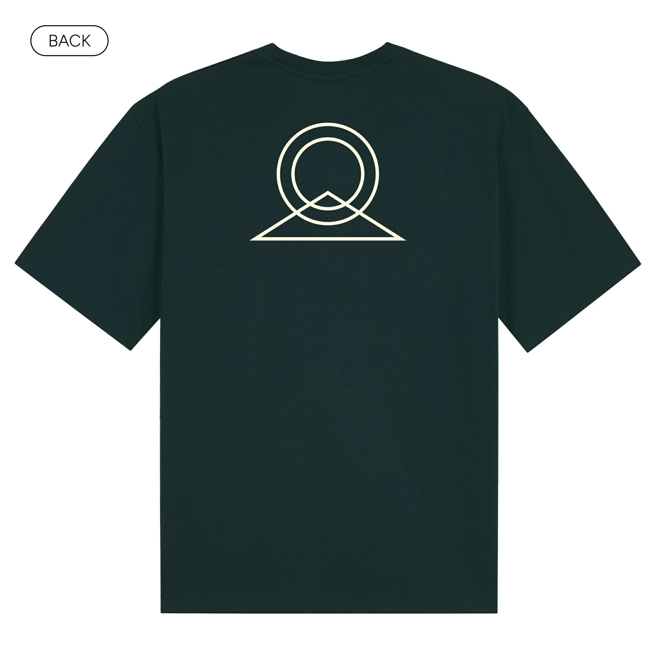 ClimbHigh_BasicOversizedTee_Back_Dark Green_Mockup
