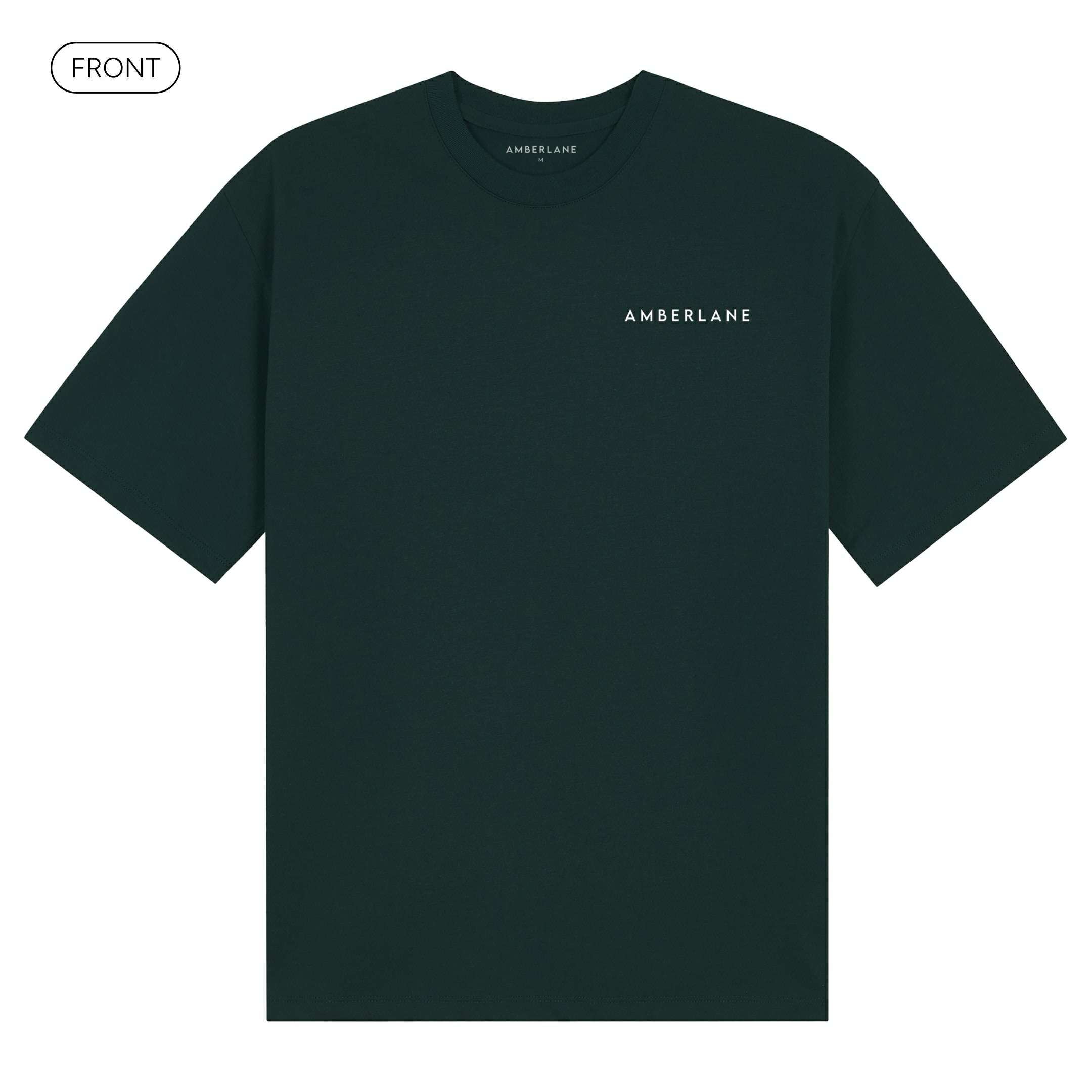 AE_BasicOversizedTee_CompactWordmark_Dark Green_Mockup