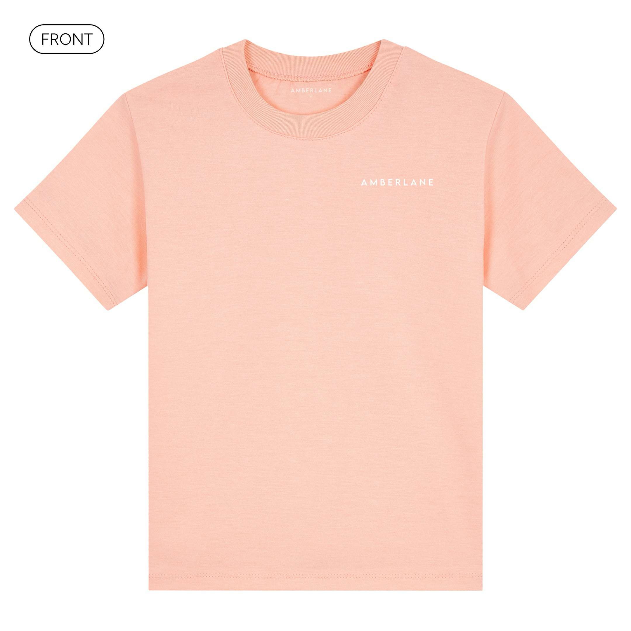 AE_KidsBasicTee_CompactWordmark_Peach_Mockup
