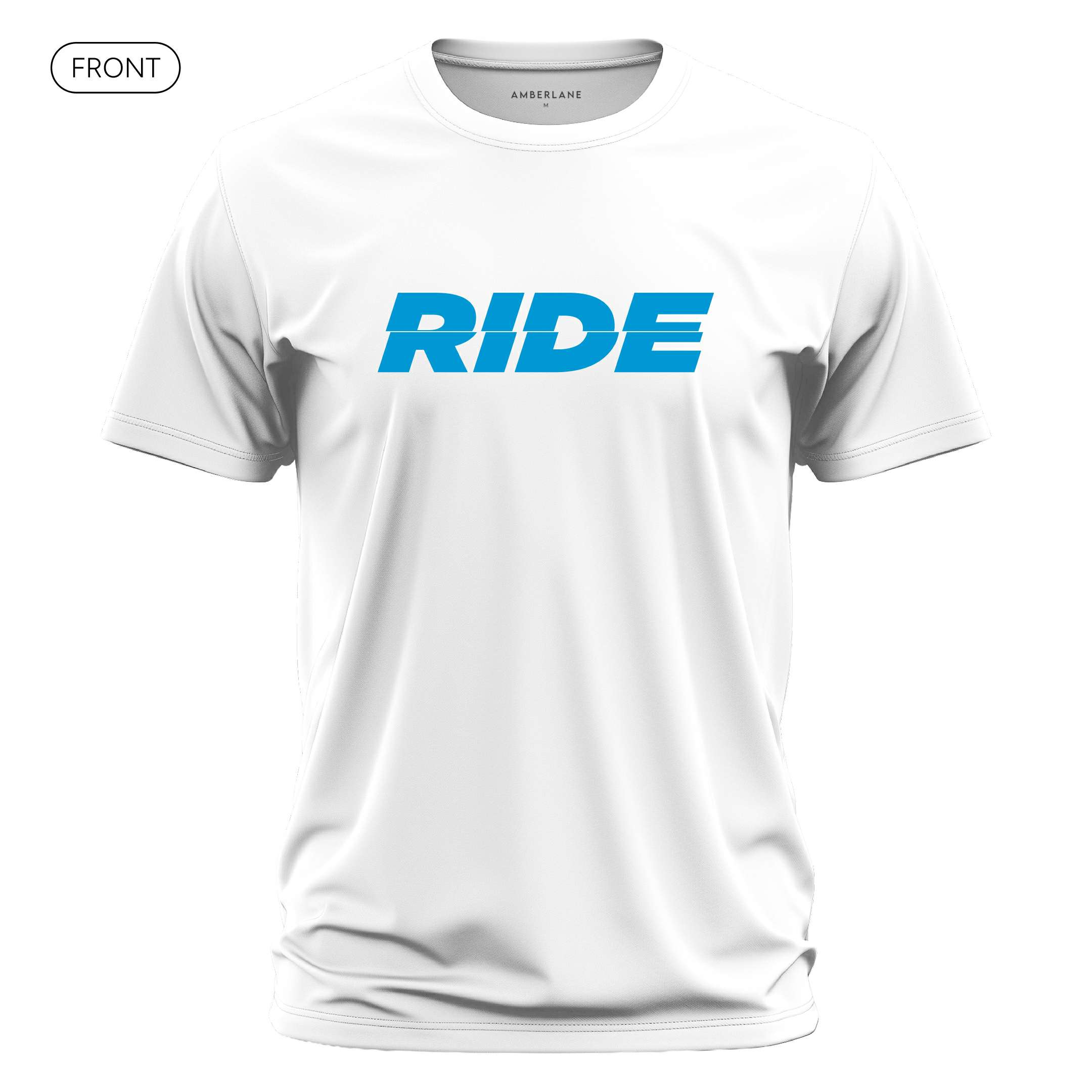 BlueRide_DriFitTee_Front_White_Mockup