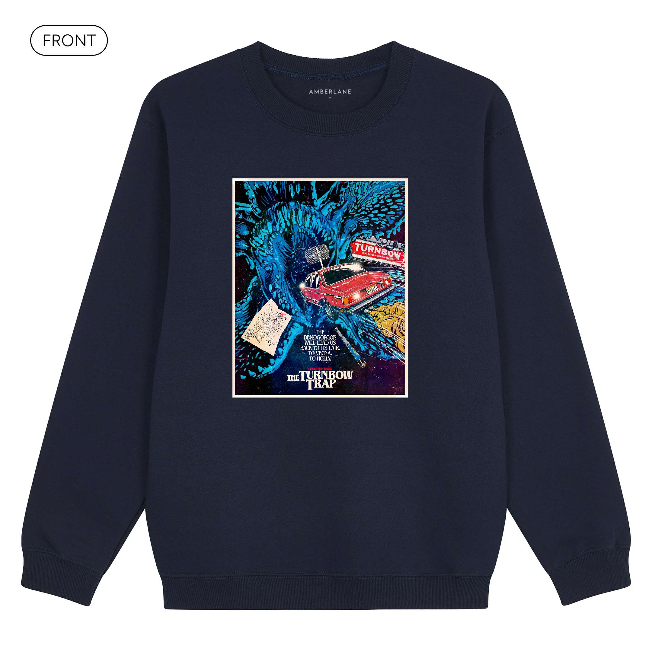ChapterThree.TheTurnbowTrap_Sweatshirt_Navy_Mockup