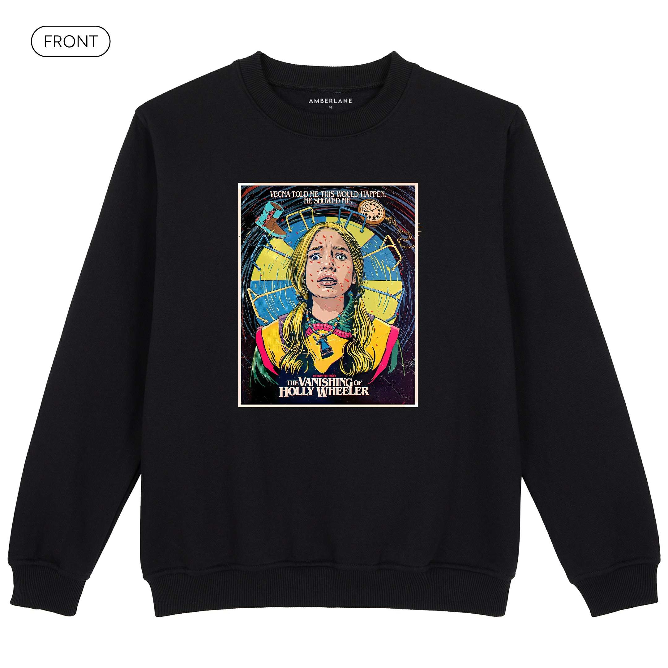 ChapterTwo.TheVanishingofHollyWheeler_Sweatshirt_Black_Mockup
