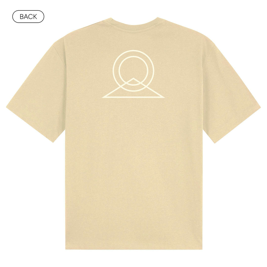 ClimbHigh_BasicOversizedTee_Back_Beige_Mockup