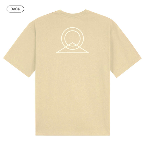 ClimbHigh_BasicOversizedTee_Back_Beige_Mockup