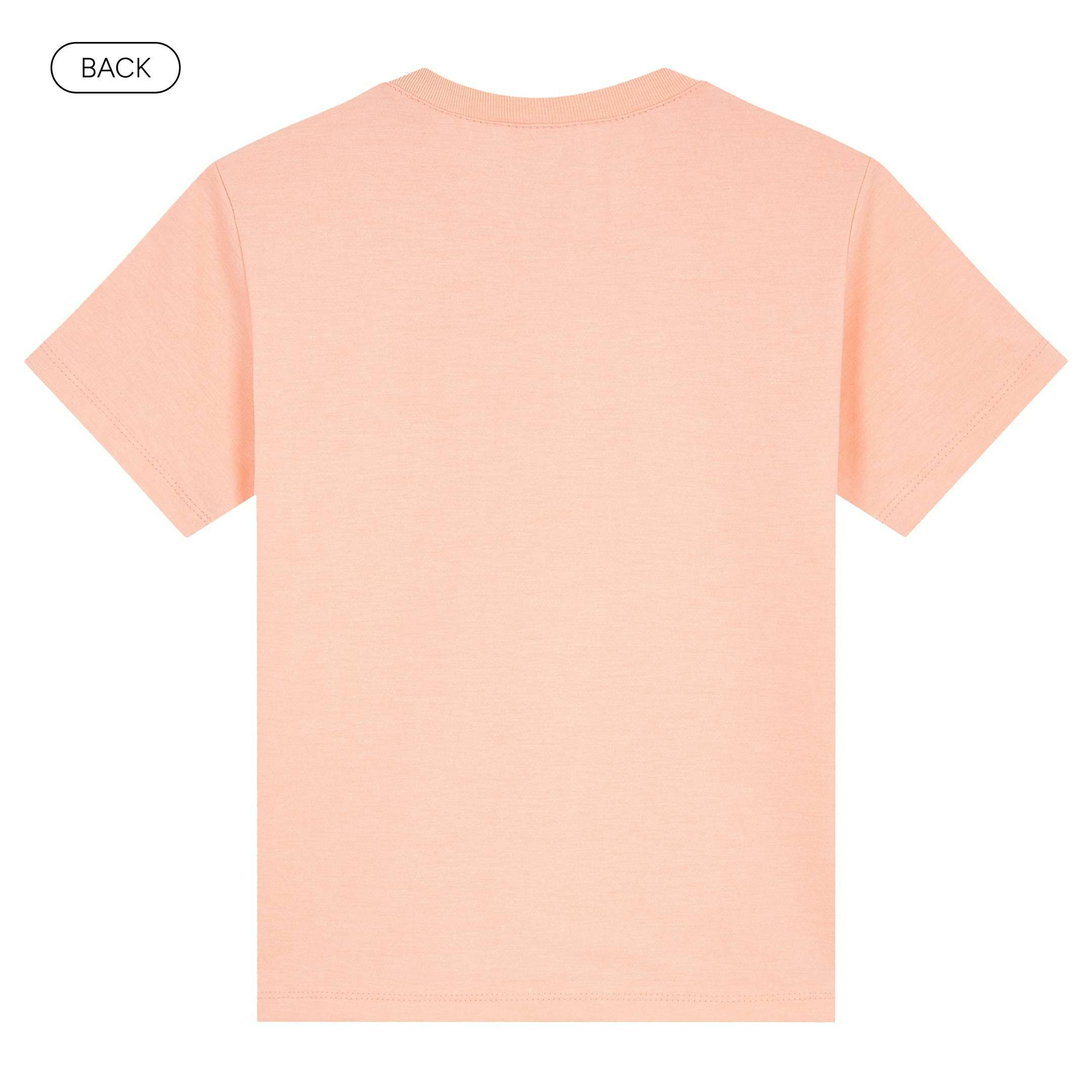 KidsBasicTee_Back_Peach_Mockup