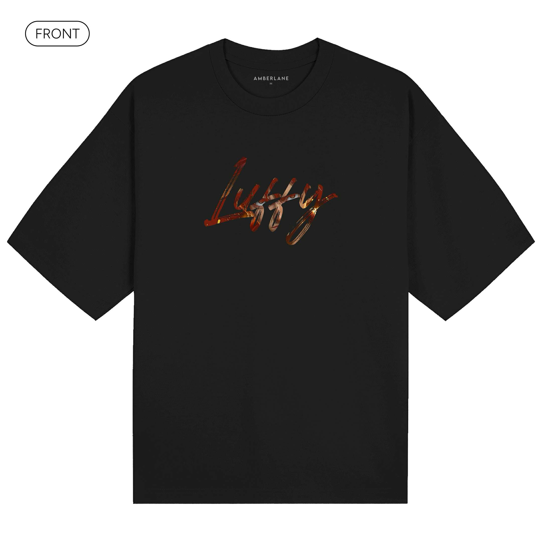 Luffy_PremiumHeavyTee_Front_Black_Mockup