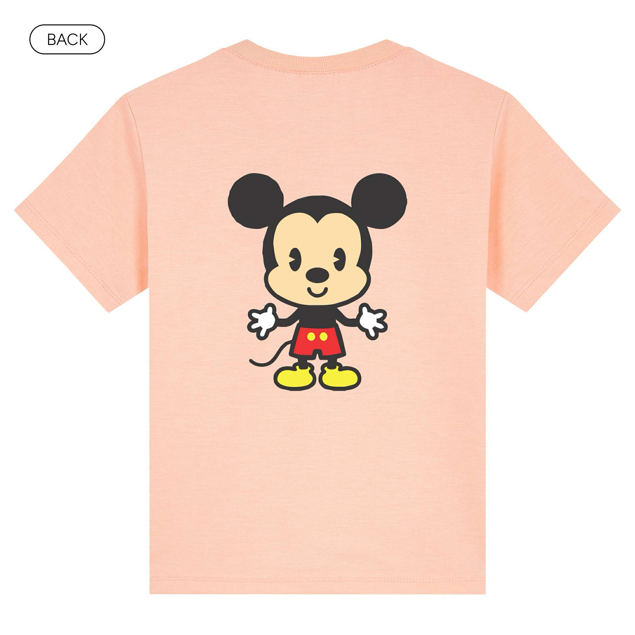 Mickey_KidsBasicTee_Back_Peach_Mockup
