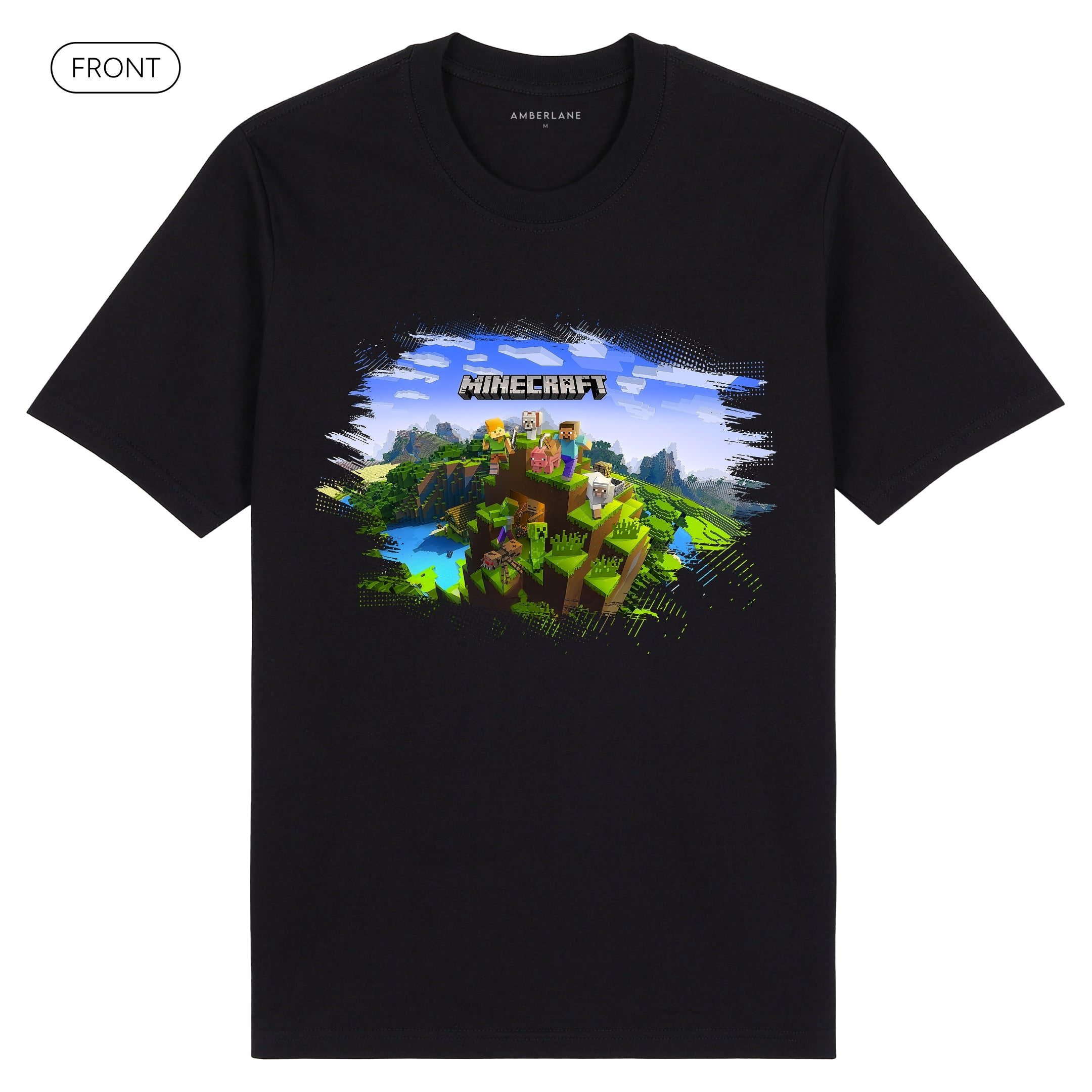 Minecraft_PremiumTee_Front_Black_Mockup