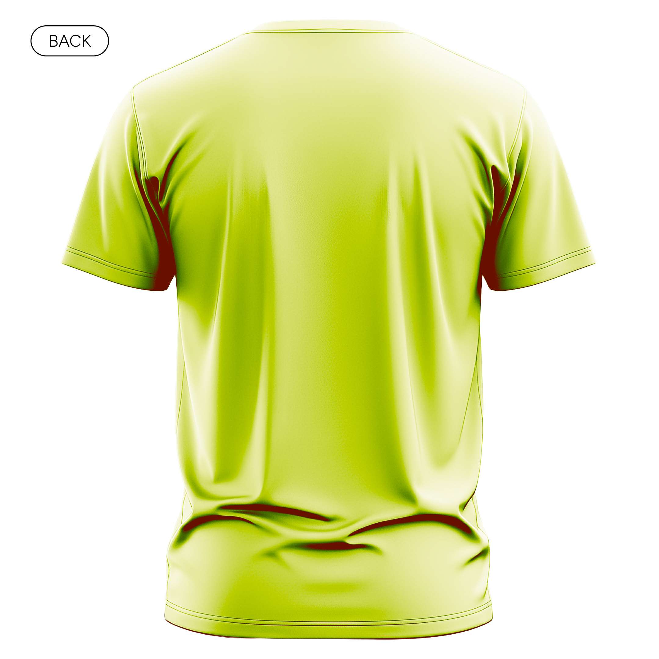 NYETA_Active_Tee_Back_Neon Yellow_Mockup