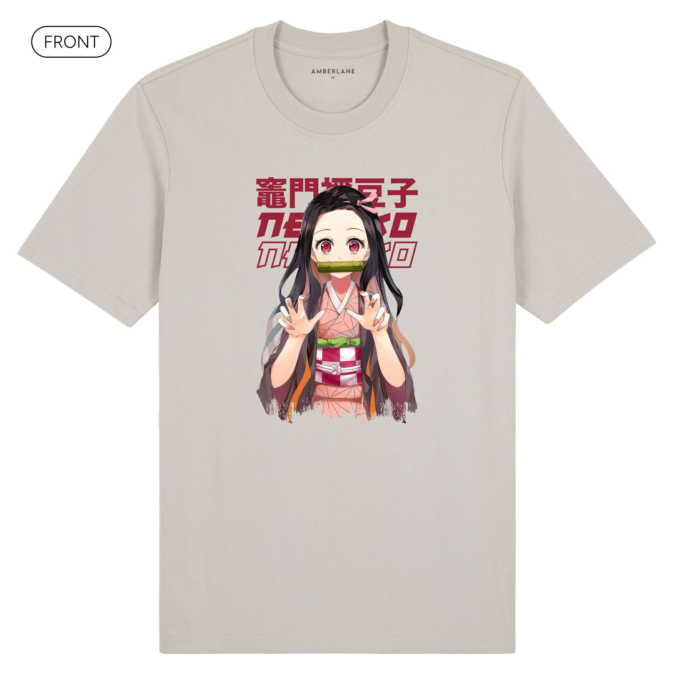 Nezuko_PremiumTee_Front_Ivory_Mockup