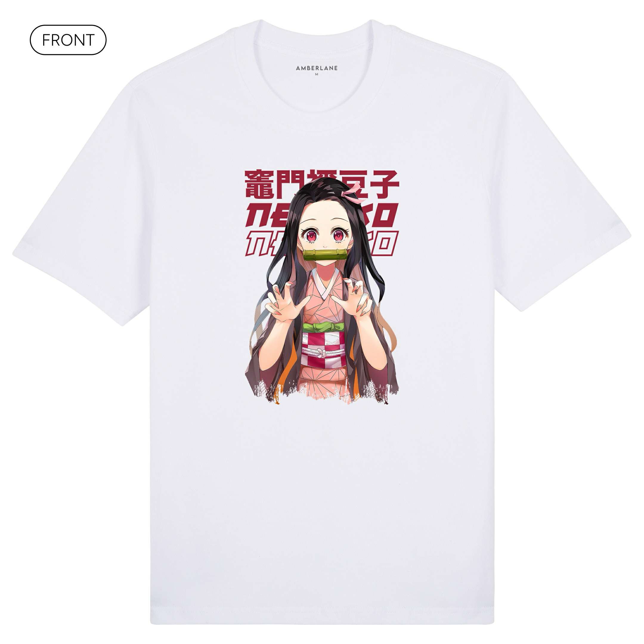 Nezuko_PremiumTee_Front_White_Mockup