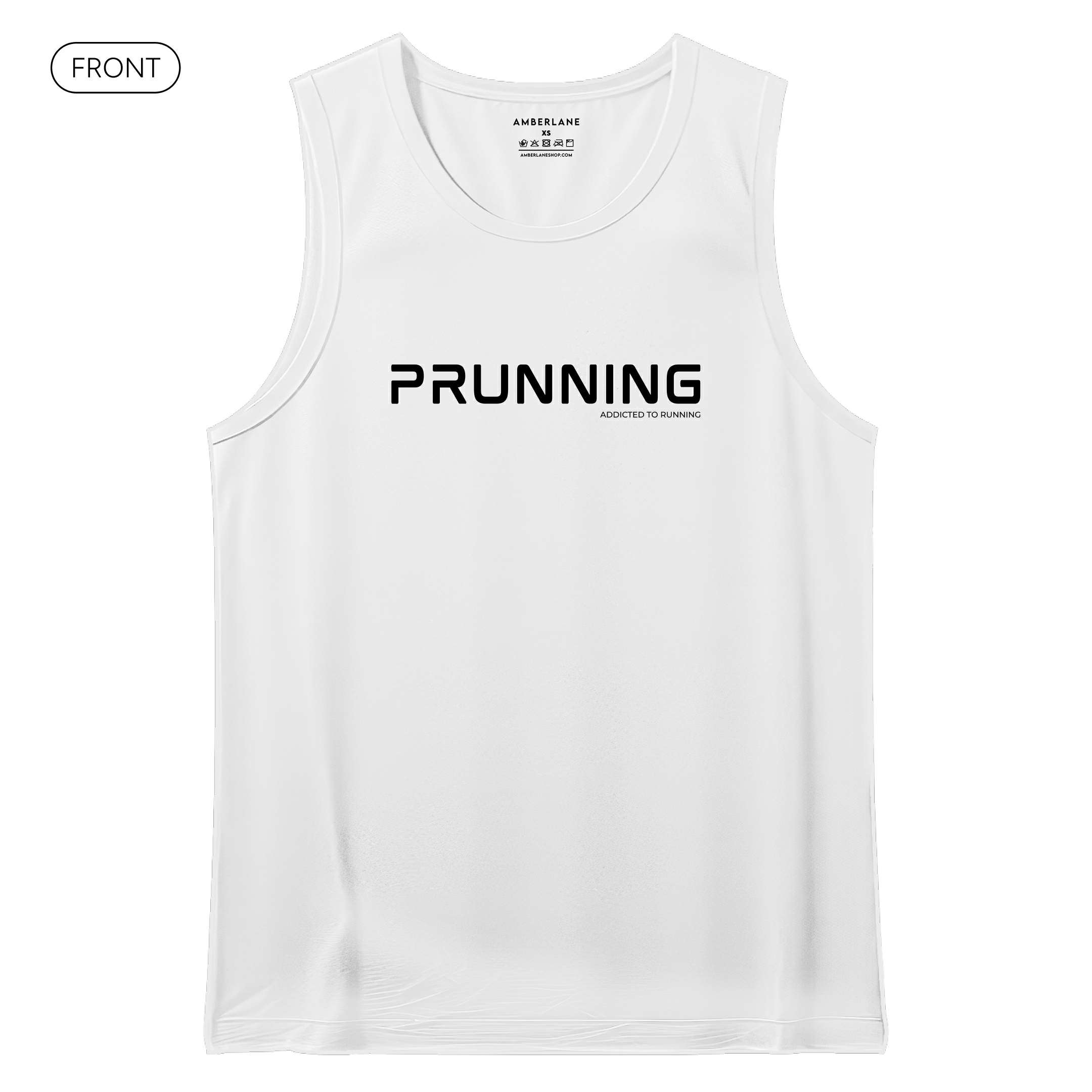 PRUNNING_DriFitSinglet_White_Front_Mockup