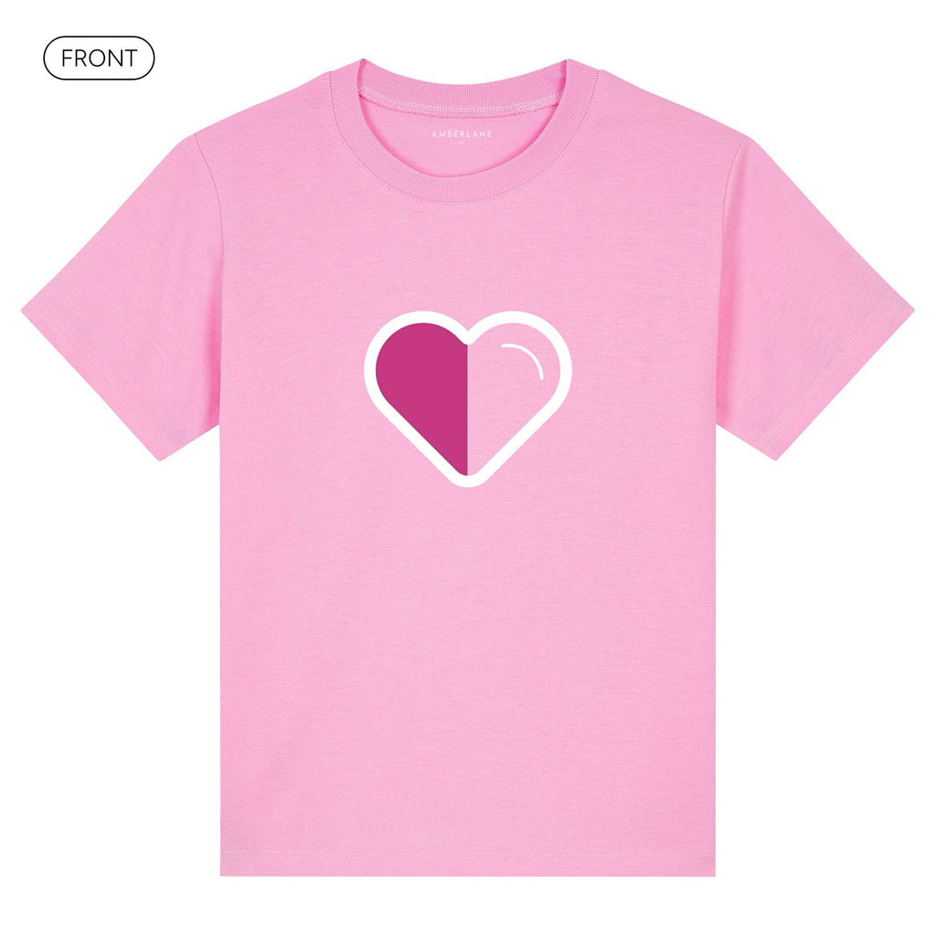 PinkHeart_KidsBasicTee_Front_Pink_Mockup