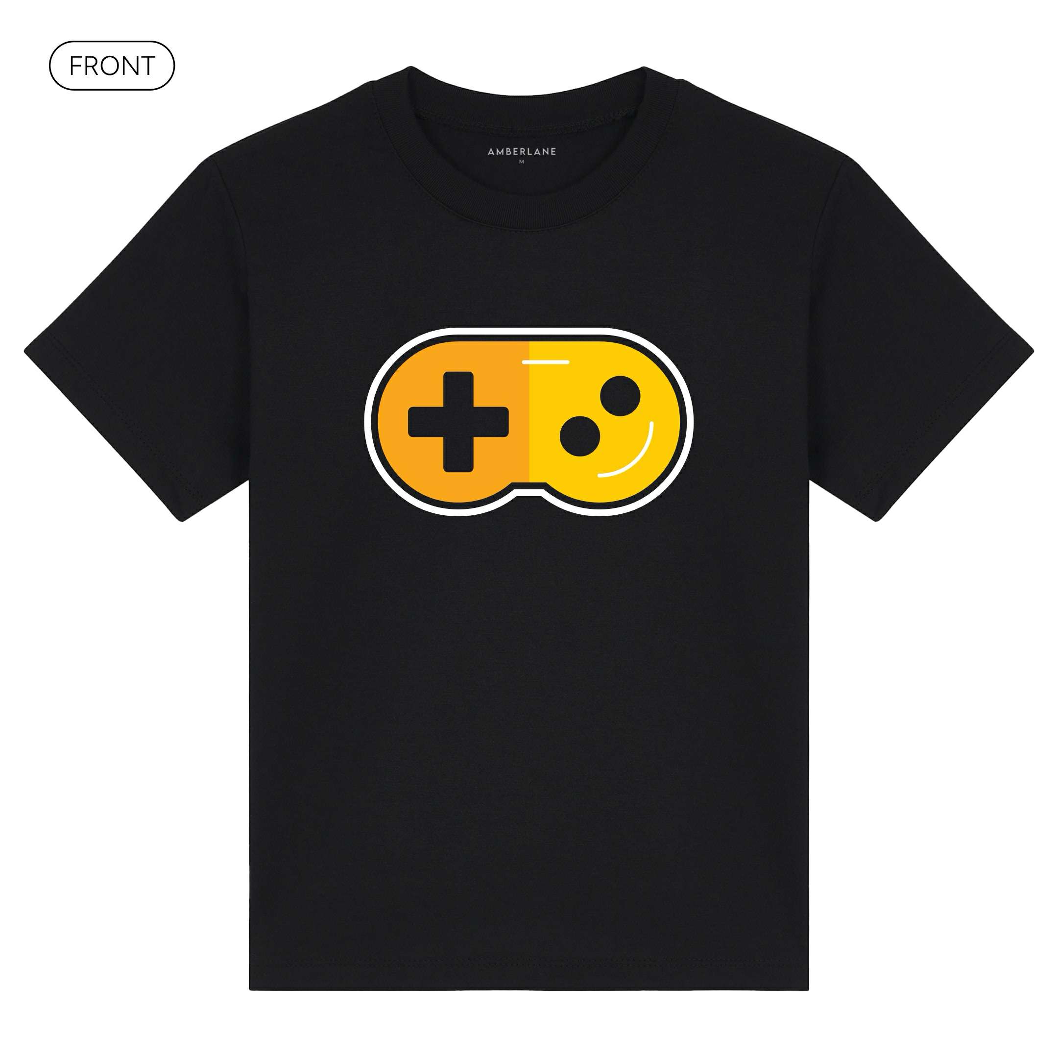 Play_KidsBasicTee_Front_Black_Mockup