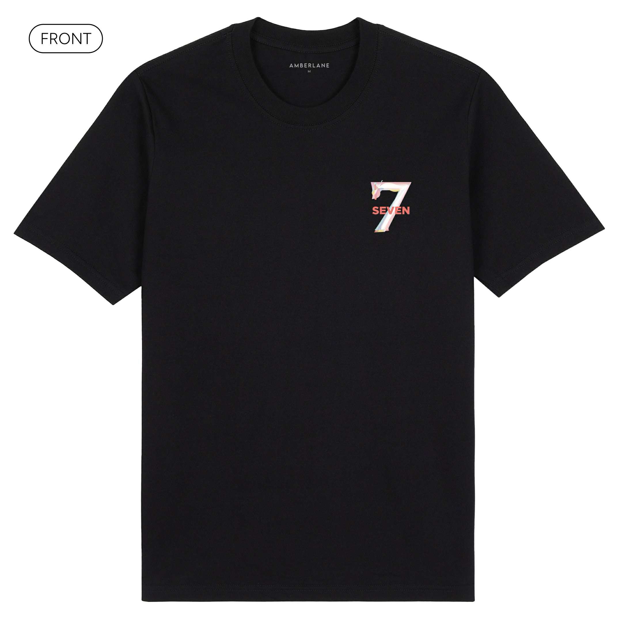 Seven_PremiumTee_Front_Black_Mockup