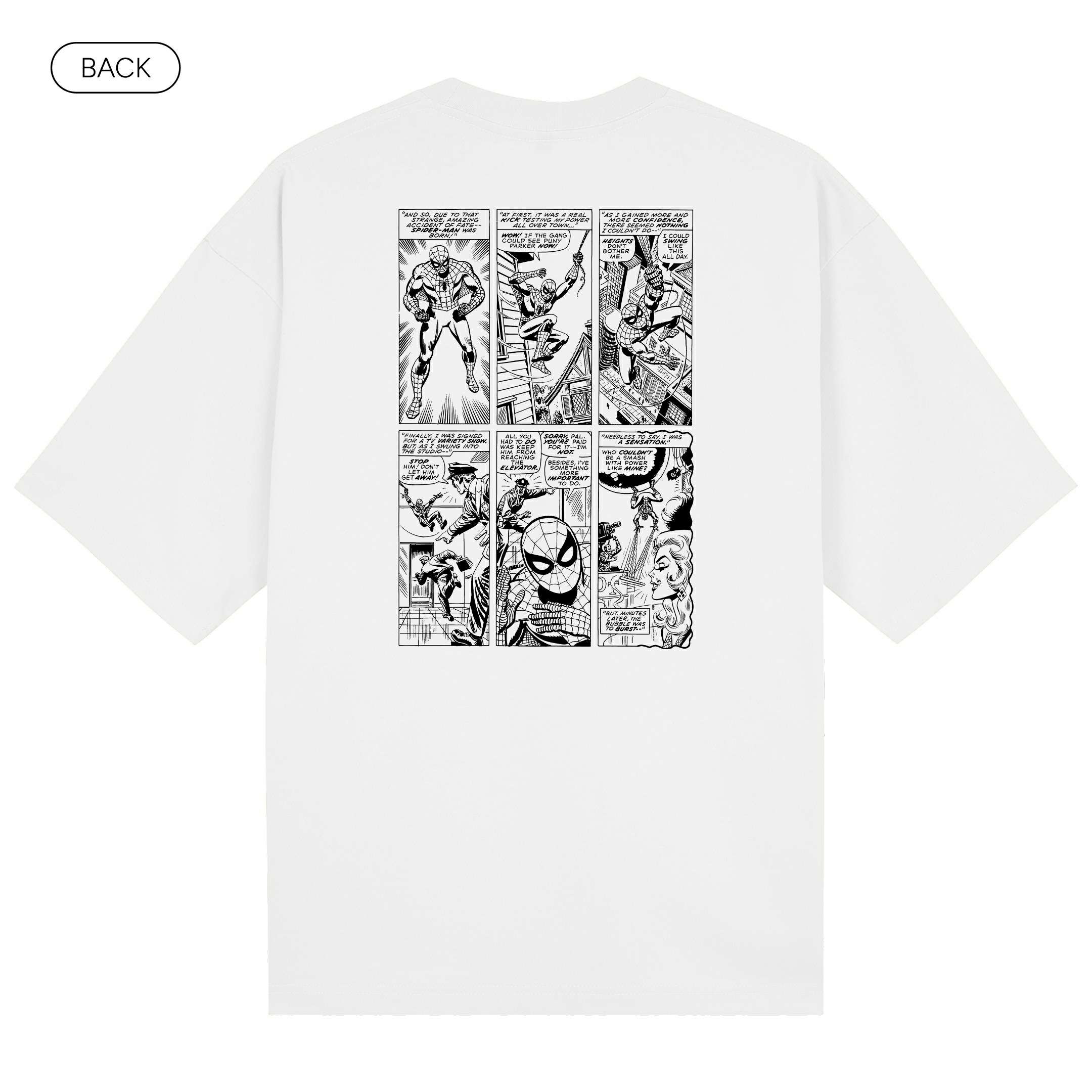 SpidermanComics_PremiumHeavyTee_Back_White_Mockup