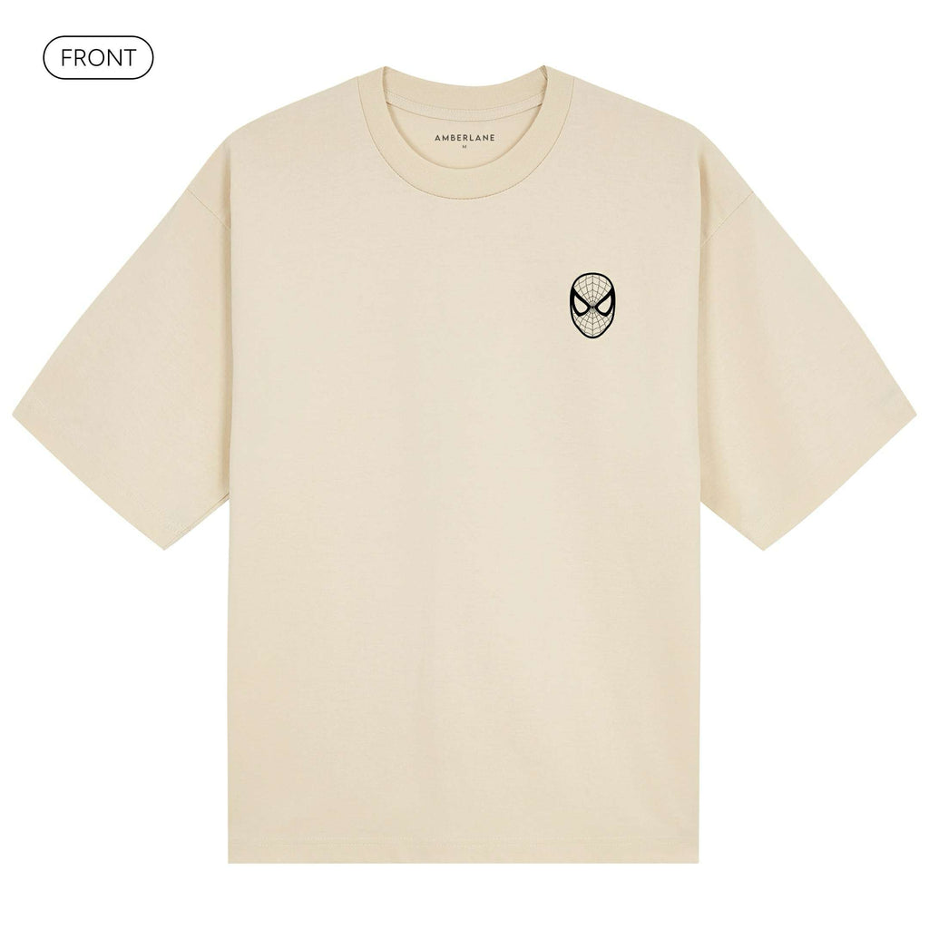 SpidermanComics_PremiumHeavyTee_Front_Ivory_Mockup