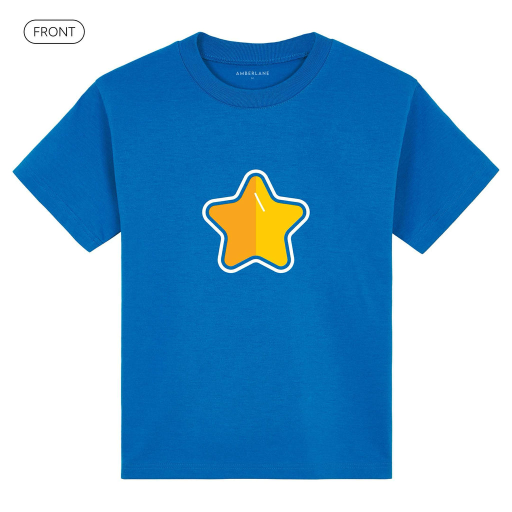 Star_KidsBasicTee_Front_Blue_Mockup