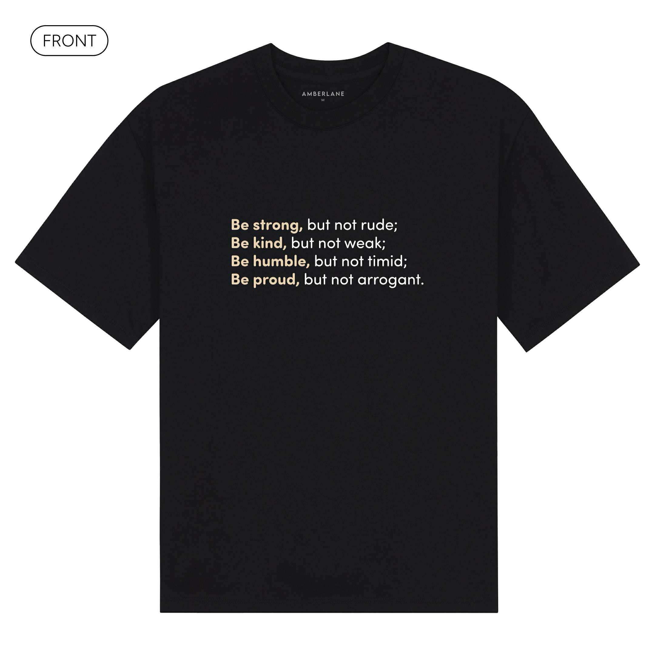 StrongKindHumbleProud_BasicOversizedTee_Black_Mockup