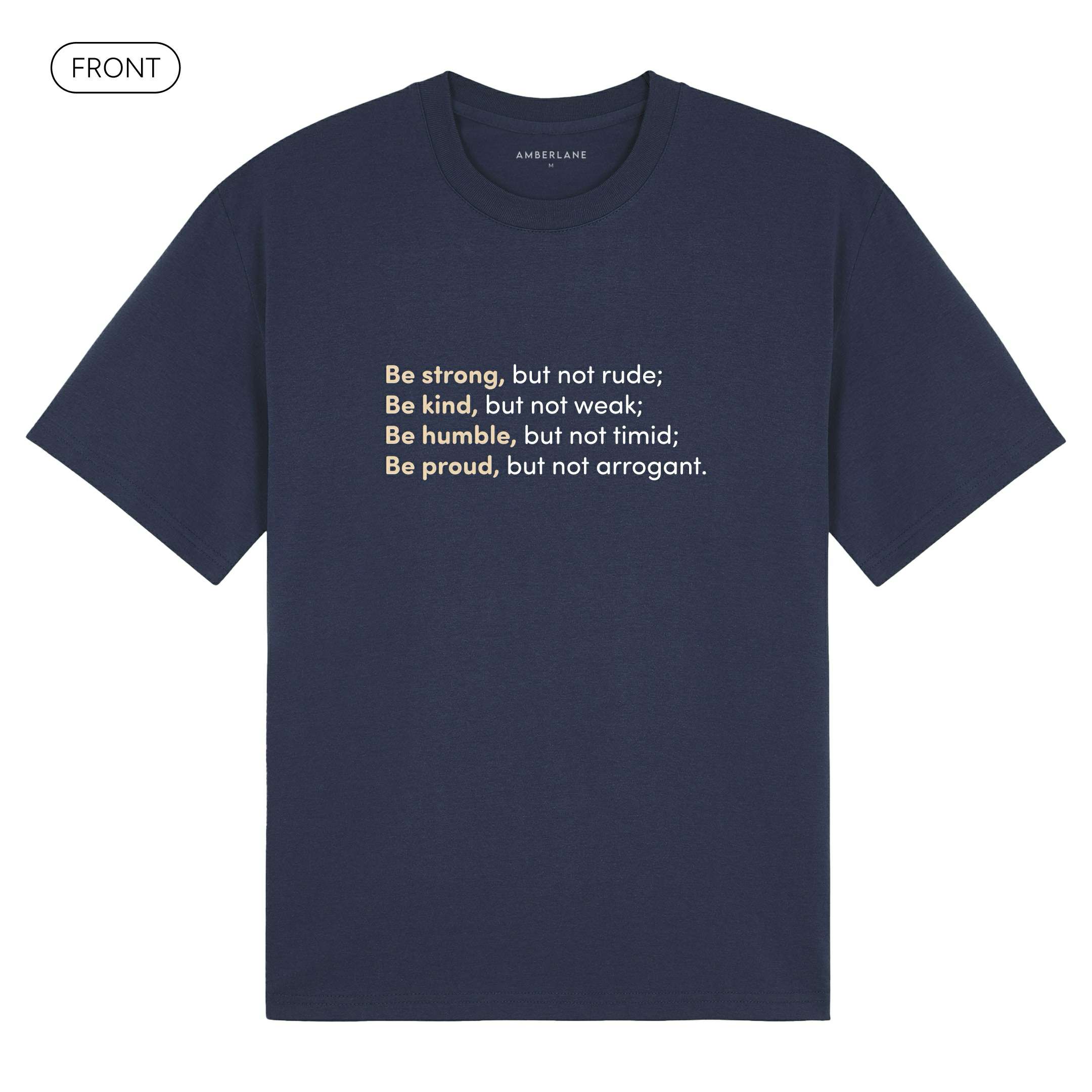 StrongKindHumbleProud_BasicOversizedTee_Dark Blue_Mockup