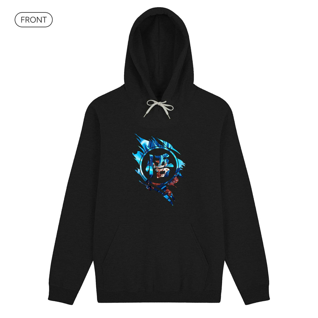 SuperSaiyanBlue_Hoodie_Front_Black_Mockup