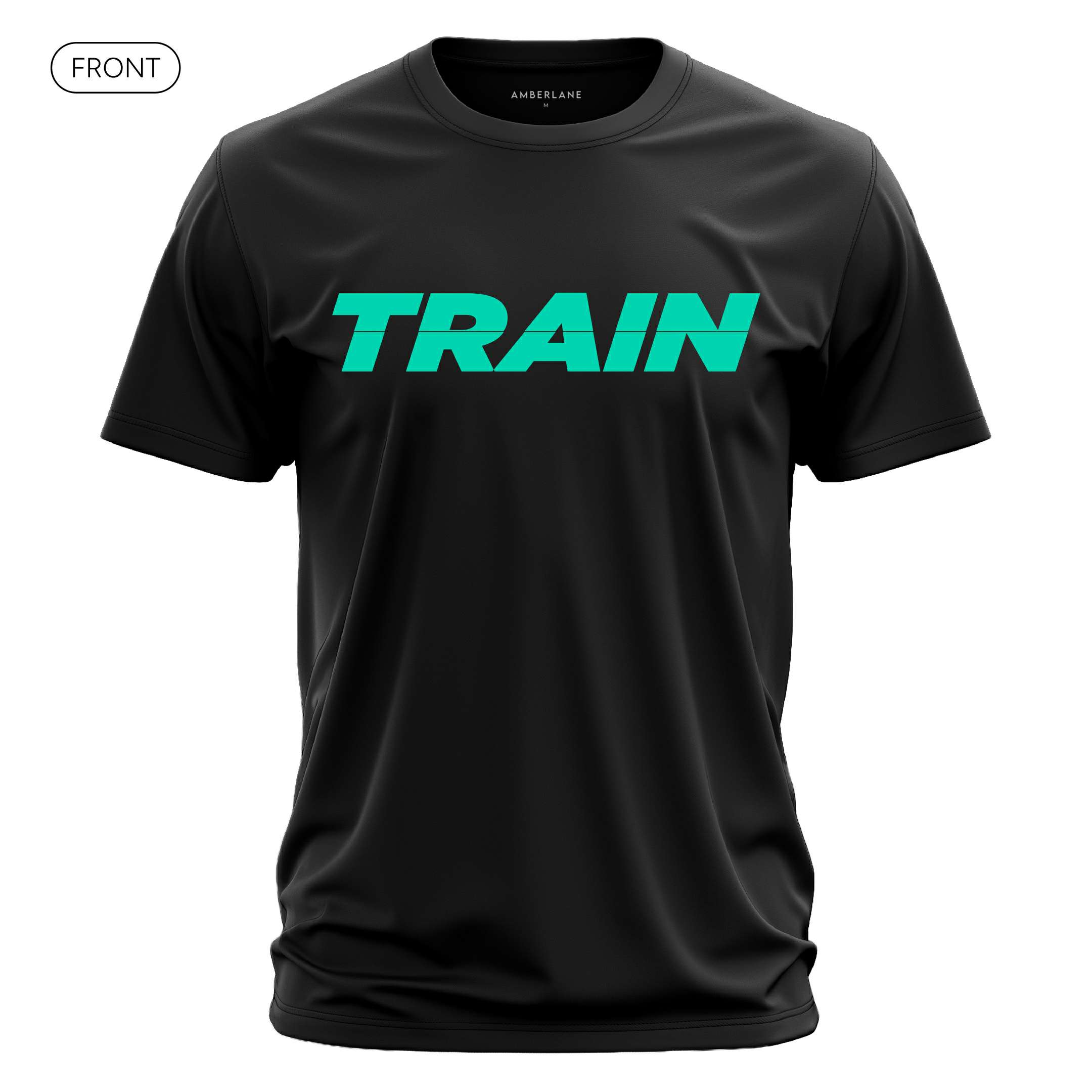 TealTrain_DriFitTee_Front_Black_Mockup