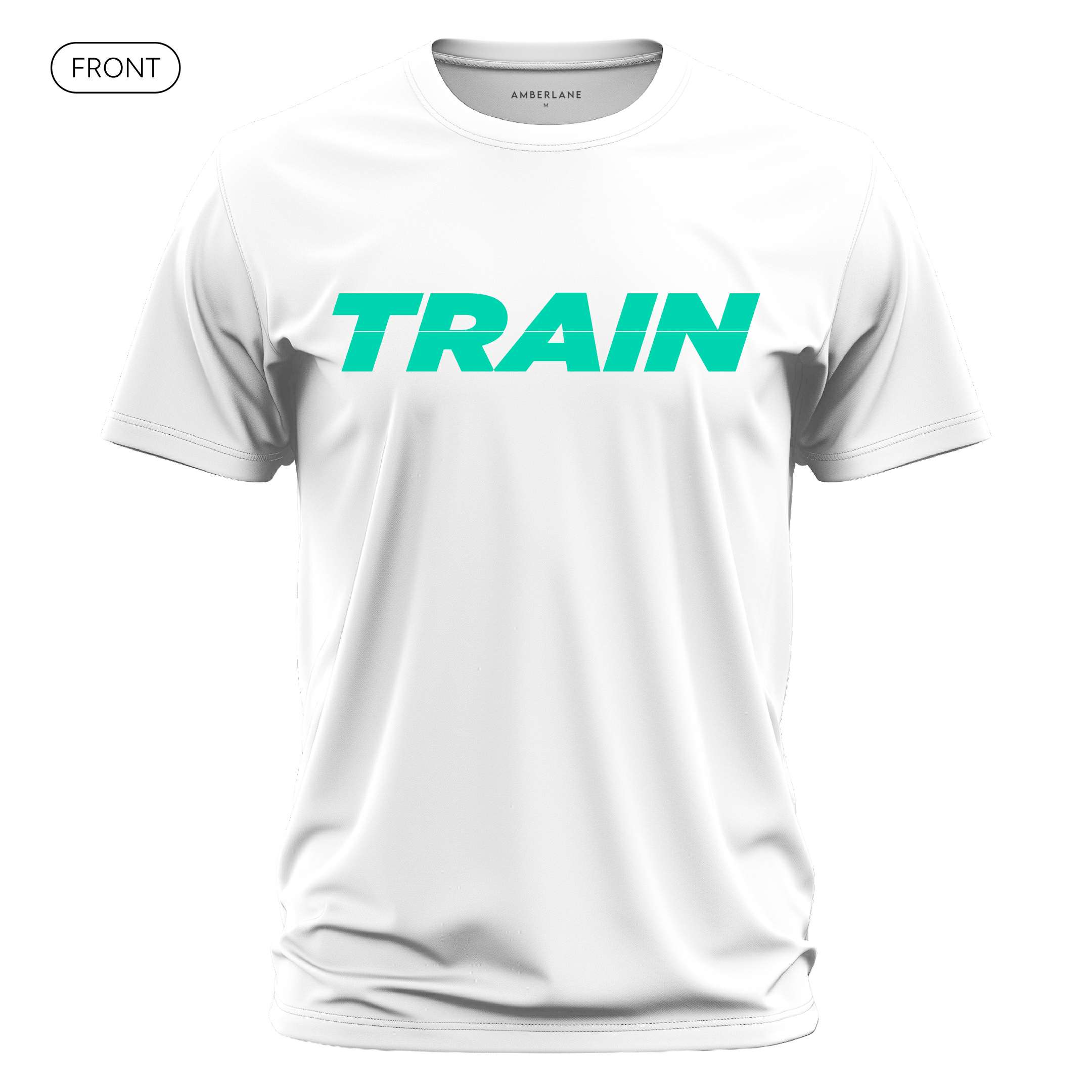 TealTrain_DriFitTee_Front_White_Mockup