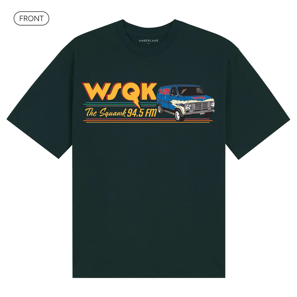 TheSquawk_BasicOversizedTee_Dark Green_Mockup