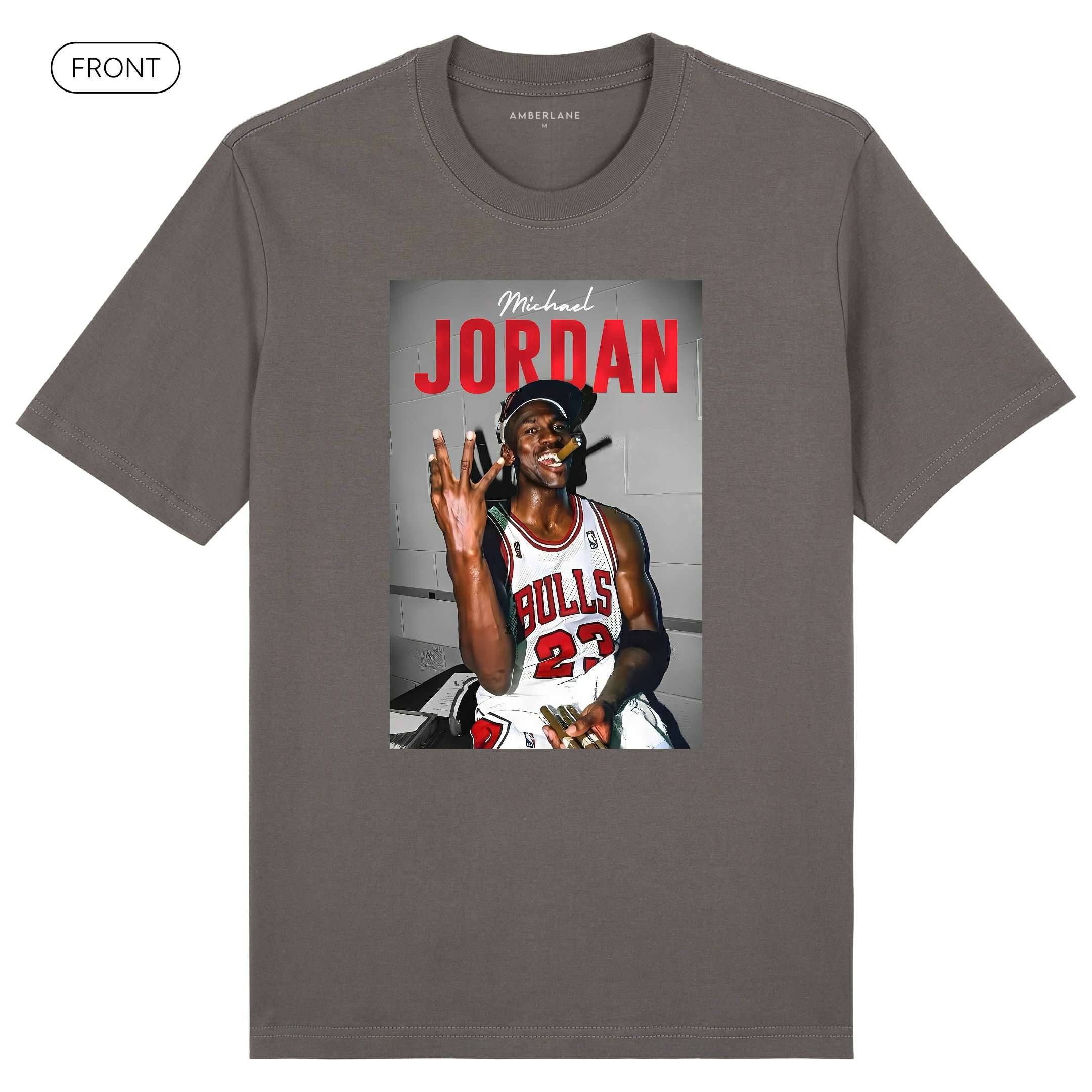 ThreePeat_PremiumTee_Stone Gray_Mockup